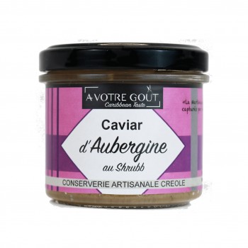 Caviar d'aubergine au Shrubb