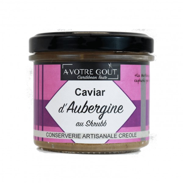 Caviar d'aubergine au Shrubb